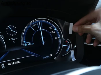 Angelguoguo Avto Styling za BMW G30 2018 530li 540li Avto armaturne plošče armaturne Plošče Zaslona Zaščitno folijo nalepka