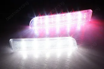 ANGRONG 2x Jasno Odbijača Reflektor Zadaj LED Povratne Zavorna Luč Za Mitsubishi Lancer Evo 08+