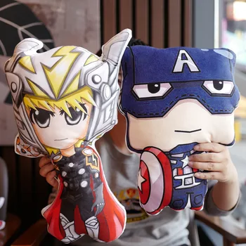 Anime Superheroj Superman, Iron Man, Captain America Thor blazino Cosplay Odrasle Otroke Kawaii Risanka Tiskanja Plišastih