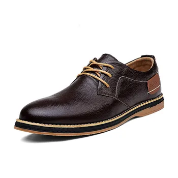 AQ59 Moški oblikovalec čevljev Oxford Pravega Usnja Obleko Čevlje Brogue Čipke Stanovanj Moški Casual Obutev, Čevelj Loafers Velika Velikost 39-45