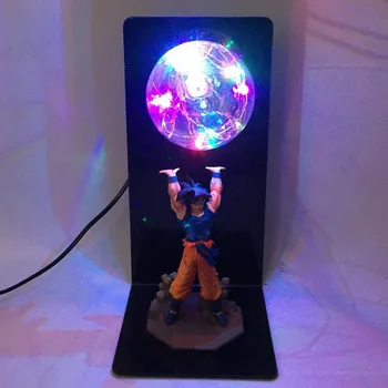 ASCELINA DBZ-3D LED Lučka Za Otroke, Otroška Nočna Lučka DBZ Goku Spalnica Postelji Svetlobe Dekorativna namizne Svetilke Za Otroke Darilo svetlobe