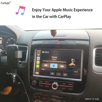 Avto Video Vmesnik za Natikanje Modul z Brezžično Apple CarPlay za Volkswagen Touareg RCD550