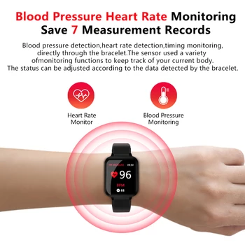 B57 Pametne ure Nepremočljiva Šport za iphone telefon Smartwatch Srčnega utripa, Krvnega Tlaka Funkcije Za Ženske, moške otrok