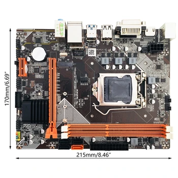 B75-M2 LGA1155 Socket M-ATX matične plošče celostna Grafična Kartica VGA