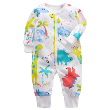 Baby fantje, oblačila novorojenega dojenčka jumpsuit 3 6 9 12 18 24 mesecev spalnik pajama bombaž dojenčki malčka otrok dekliška oblačila