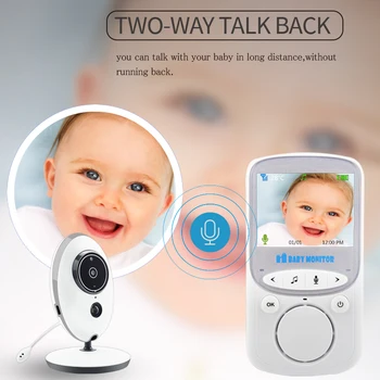 Baby Monitor VB605 Brezžični LCD Avdio Video Radio Varuška Glasbe Interkom IR 24h Prenosni Baby Baby Kamera Walkie Talkie Varuška