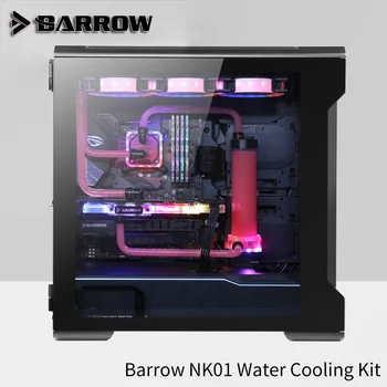Barrow NK01 Hladilne Vode Komplet S 5v 3pin Razsvetljavo , 2021 New Visoke Kakovosti Popolna Zanke , 360 Radiator , CPU Blok , Rezervoar