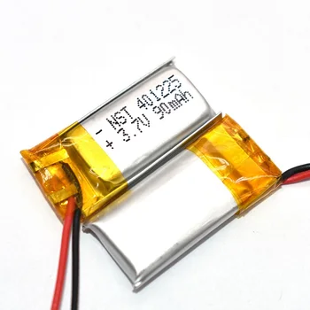 Baterija 401225 Bluetooth smart nosljivi Zapestnica Mikro Naprave Polnilna Li-ion Celice