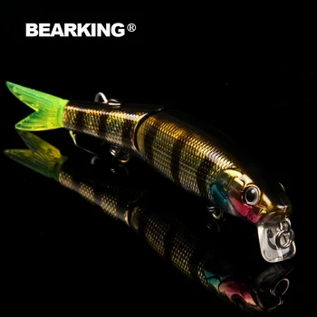 Bearking blagovne znamke 5PCS Pisanec Fishing Lure Laser Trde Umetne Vabe 3D Oči 8.8 cm 7.2 g Ribolov Wobblers Crankbait Minnows
