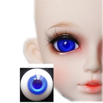 BJD Lutka pribor bjd oči modre steklene oči, 8 mm 10 mm 12 mm 14 mm 16 mm - lati