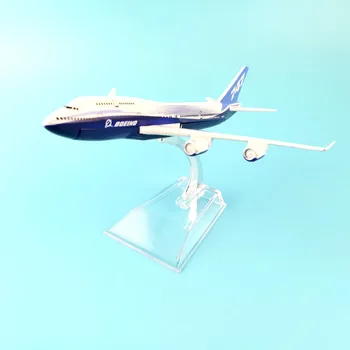 Boeing 747 Dreamliner 16 cm Kovinski Model Prototipa Backactor Letalo Modeli Otrok Darilo Igrače Model W Stand Zrakoplova Brezplačna Dostava