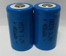Brezplačna dostava 4pcs/veliko 3,7 v 450mah 15270 litij-ionska baterija za polnjenje litij-li-ionska baterija