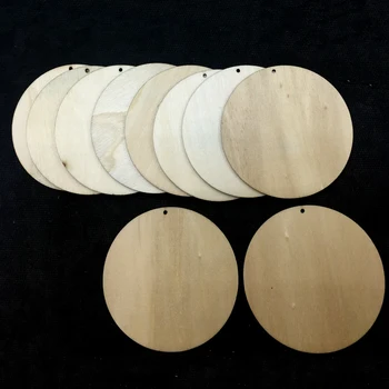 Brezplačna dostava! 50mm nedokončane krog krog lesene diski kroglice