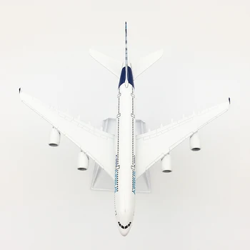 Brezplačna dostava A380 prototip model letala Airbus A380 letalo 16 CM Kovinske zlitine diecast 1:400 letalo model igrače za otroke