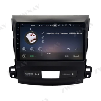 Carplay 128G Za Mitsubishi Outlander 2007 2008 2009 2010 2011 2012 Android 10 Zaslon Avdio Radio, GPS Navi Vodja Enote Auto Stereo