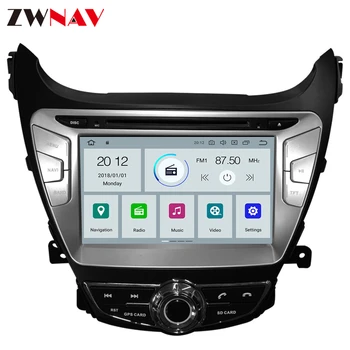 Carplay Android Zaslon 2011 2012 2013 Za Hyundai ELANTRA Avante I35 Multimedijski Predvajalnik, GPS Enota Radio, Diktafon Samodejno Audio stereo