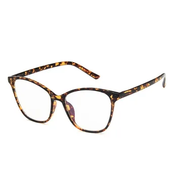 Cat Eye glasses Okvir Ženske Retro Črno Jasno Optičnih Očal Okvir Spektakel Gafas oculos oči nositi Pregleden ponaredek očala