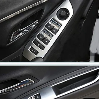 Chrome Notranja Vrata, Pokrov Armrest Trim 4Pcs za Chevrolet TRAX 2013 - 2016