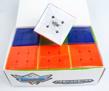Ciklon Fantje Snop 6PCS/Set Darilni Paket 5.6 cm 3x3x3 Magic Puzzle Strokovno 3x3 Cubo magico Izobraževalne Igrače Za otroka