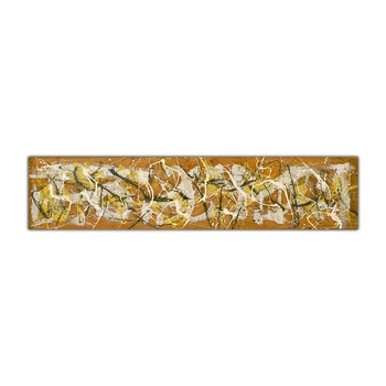 Citon Jackson Pollock《Številko 7, 1950》Platno Oljna slika, Svetovno Znane Umetnine Plakat Slika Moderen Stenski Dekor Doma Dekoracijo