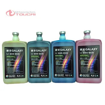 CMYK 4 Steklenice / set Galaxy UD DX5 Eco solvent ink za dx4 dx5 glavo tiskalnika galaxy dx5 črnilo