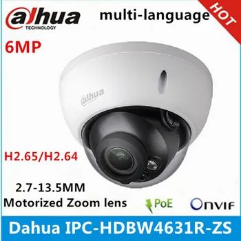 Dahua 8 kos IPC-HDBW4631R-ZS 6MP 2,7 mm ~13.5 mm varifocal motorizirana objektiv IP Kamera & NVR2108HS-8P-4KS2 8ch z 8poe vrata 4K NVR