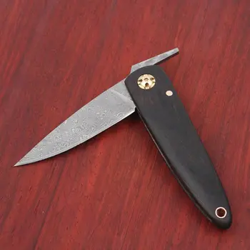 Damask Nož DIY kompleti žepni nož Komplete britvic zložljiva noži lov EOS ročno orodje