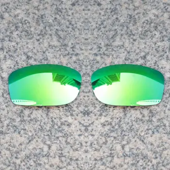 Debelo E. O. S Polarizirana Enhanced Zamenjava Leč za Oakley Petke Kvadrat sončna Očala - Smaragdno Zelena Polarizirana Ogledalo