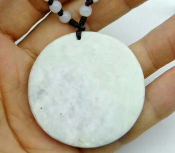 Debelo Naravnega kamna Quartz crystal Kitajski kamen ročno izrezljane Dragon amulet obesek za diy Nakit, izdelava ogrlica