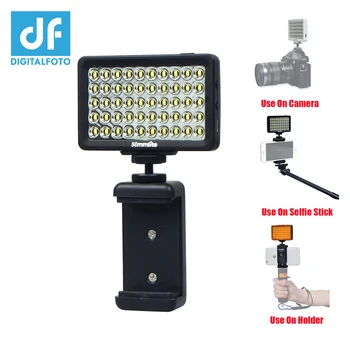 DF DIGITALFOTO CM-L50II Multi funkcijski Prenosni Pozornosti Mini LED Video Luč+Pritrdilni Adapter za Gopro Pametni PAD DSLR