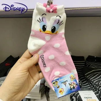 Disney Otrok nogavice risank anime Mickey Minnie živali bombažne nogavice spolzka jeseni in pozimi nogavice 3-10 let stari otroci nogavice