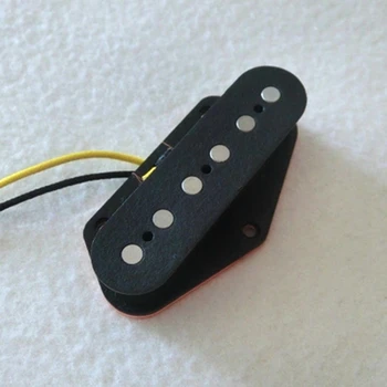 Donlis električna kitara diy deli črne barve alnico 5 TL most kitara pickup za tele kitare z krpo žice
