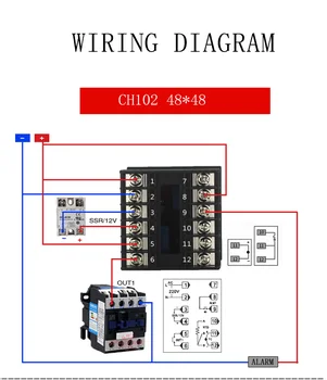 Dvojni Izhod SSR in Rele CH102 CH402 CH702 CH902 Dve Rele Izhod LCD Digitalni PID Inteligentni Temperatura Controller48-240V AC
