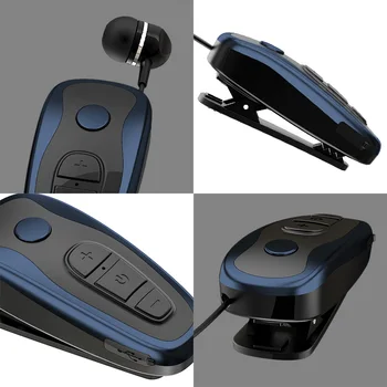 Elistooop Bluetooth Slušalke Z Micphone Brezžični Bluetooth4.1 Slušalke Opozarjanje Z Vibriranjem Obrabe Posnetek Slušalke