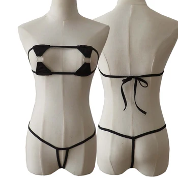 Extreme Mikro Bikini Bikini Komplet Brazilski Biquini 2020 Votlih Obroč Kopalke Ženske Tangice Kopalke Bandeau Seks Kopalke