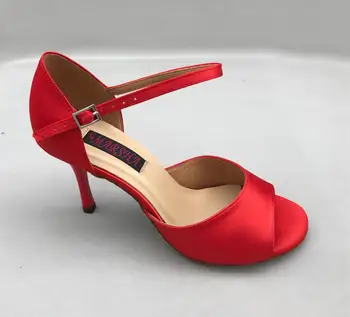 Fashional latinsko plesne čevlje salsa čevlji tango čevlji Poročni Čevlji za ženske 6205B-R