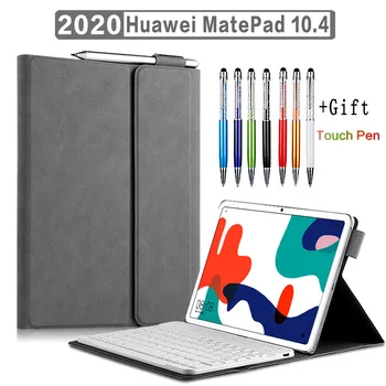 Funda Primeru Za leto 2020 Huawei MatePad 10.4 Brezžično Tipkovnico Bluetooth Primeru BAH3-W09 BAH3-AL00 Tablet flip PU usnje primeru stojalo