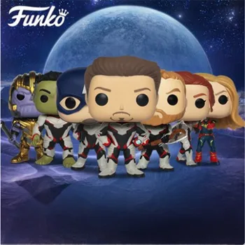 Funko POP Uradni Avengers4 Endgame Film Model Vinil Lutka Zbirka #449, Iron Man #453 Thanos Darilo za Rojstni dan Akcijska Figura, Igrača