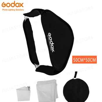 Godox Softbox 50 x 50 cm Reflektor Difuzor za Speedlite Bliskavica Profesionalni Foto Studio Bliskavica Fit Bowens Elinchrom