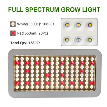 Greensindoor Led Grow Light 3500K 3000W Celoten Spekter Ffs Lučka S Samosprožilcem Phytolamp Za Rastline Sončno svetlobo Led Rastejo Šotor Polje Soba