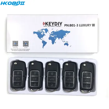 HKOBDII KEYDIY Original KD B01-3 Luxury Black 1 Gumbi B series Universial Odd. Za KD900/KD-X2/ URG200/KD MINI Remote