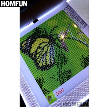 HOMFUN Ultrathin 3,5 mm A4, LED Luči Tablet Pad, ki se Uporablja za EU/UK/AU/US/USB Plug Diamond Vezenje Diamond Slikarstvo Navzkrižno Šiv