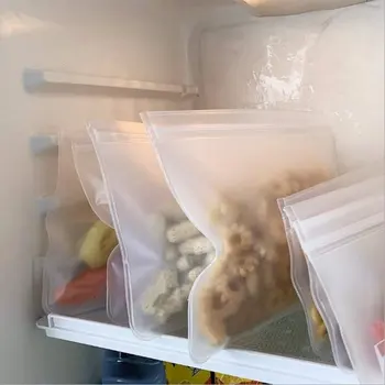 Hrana torba nepremočljiva in sveže-vodenje prosojno ziplock vrečko Neprepustne Hladilniku varnost pakiranje Hrane