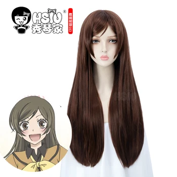 HSIU Anime KamisamaLove Poljub cosplay Momozono Nanami cosplay lasuljo rjave dolge ravne dnevno sladko lasuljo