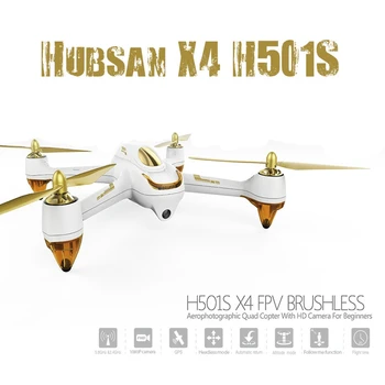 Hubsan X4 H501S RC Helikopter Quadcopter Brnenje 5.8 G FPV S 1080P HD Kamero Sledite Mi Brushless Motor GPS Stojalo/Pro Različica RTF