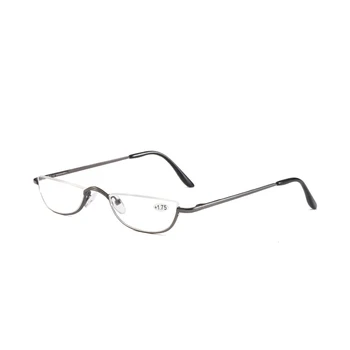 Iboode Retro Pol Platišča Obravnavi Očala Visoke Kakovosti Kovinski Okvir Očala Moški Ženske Oculos De Grau +1.0+1.5+2.0+2.5+3.0+3.5+4.0