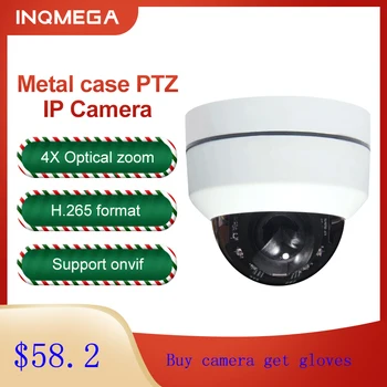 INQMEGA WIFI IP Kamera ONVIF P2P Dan Night Vision Varnostne Kamere PTZ 4X Optični Zoom Speed Dome IP Kamera CCTV Kamere