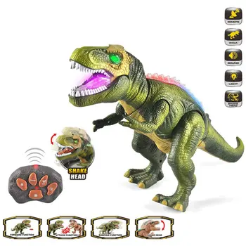 Inteligentne Živali Model Igrača Infrardeči Daljinski upravljalnik Hoja Dinozaver Igrača za Otroke Slika Električne Igrače RC Pet Za Otroke Darila