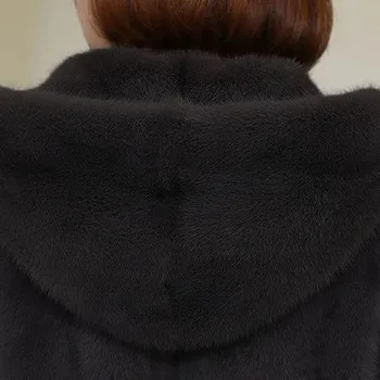 Jakna Ženske ' s Plus Velikost Kratek Fur Coats 2020 Zimski Modni Specializiranimi za umetno Krzno, Kašmir Zadrgo Preplete Hooded Suh Tople Jakne Ženske