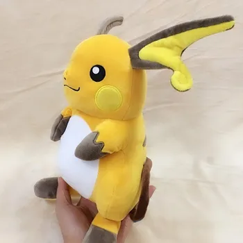 Japonske Anime Igre Pokemon Pikachu Serije Originalne Raichu Plišastih Igrač Lutka 30 CM Swire Oklep Plišaste Igrače, Risanka